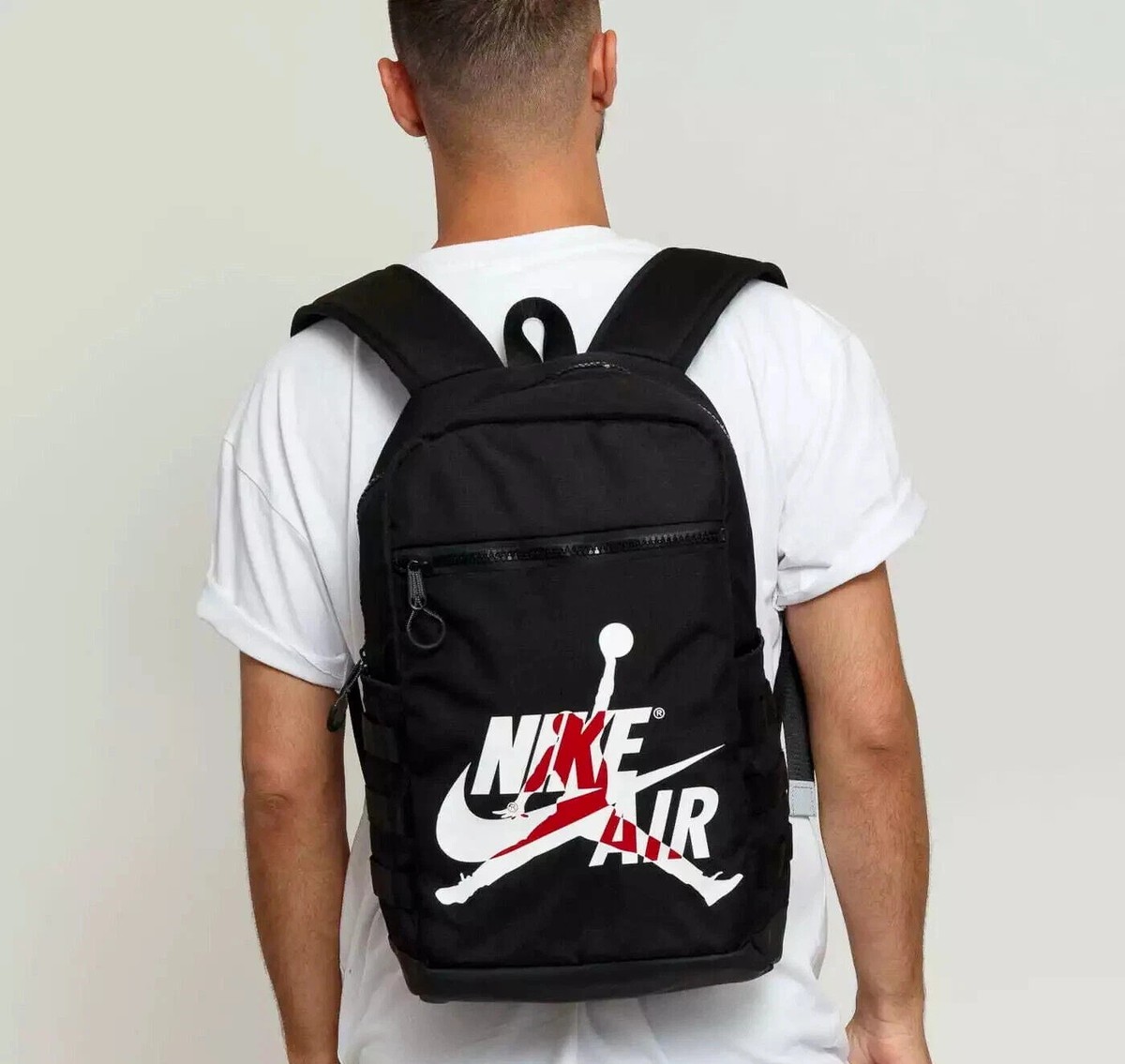 Nike Air Jordan Jumpman Logo Classic Backpack Gym Bag Large 9A0257 023 New