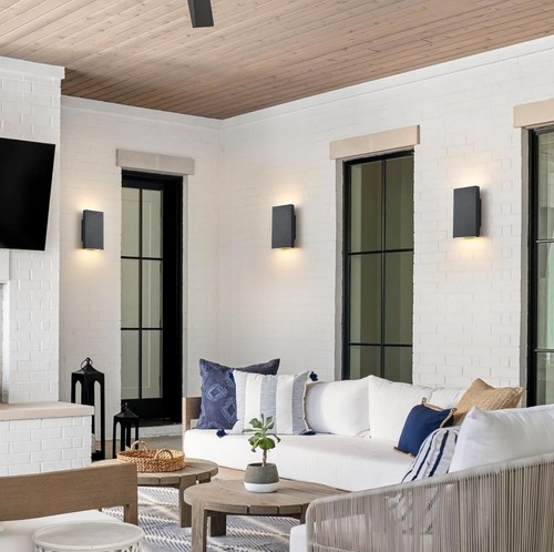 Modern Outdoor Wall Light Black Up and Down Lights Outdoor 10" LED Exterior L... - Picture 3 of 8