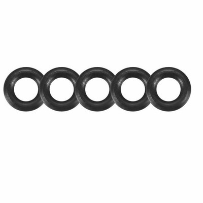 5pack Black Nitrile Butadiene Rubber   O-Ring 2.2mm Inner Dia 1mm Width  KD *hh