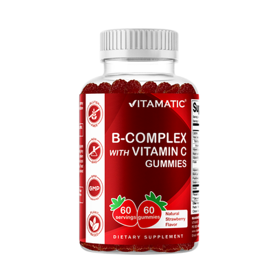#ad #ad Vitamatic Vitamin B Complex Gummies with Vitamin C amp; Inositol 60 Gummies $9.99