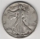 1944 S WALKING LIBERTY HALF DOLLAR 90% SILVER SAN FRANCISCO .50¢ UNITED STATES