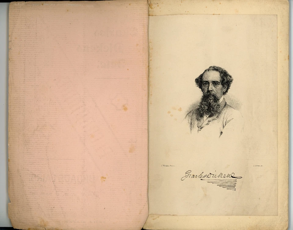 RARE! 1897 Charles Dickens Fête Programme Broadstairs J.H. Snow Engraved Frontis Foto 2 de 4