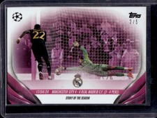 2023-24 Topps UEFA Champions League Final Real Madrid Story Of Season Red #/5