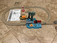 * Thomas & Friends Trackmaster Hard at Work at Brendham Docks PlaySet 2007 Used