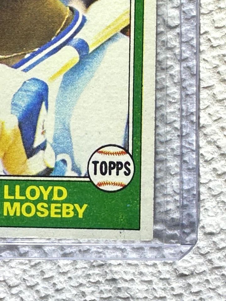 1981 Topps - Lloyd Moseby #643 (RC) - Image 4 of 4