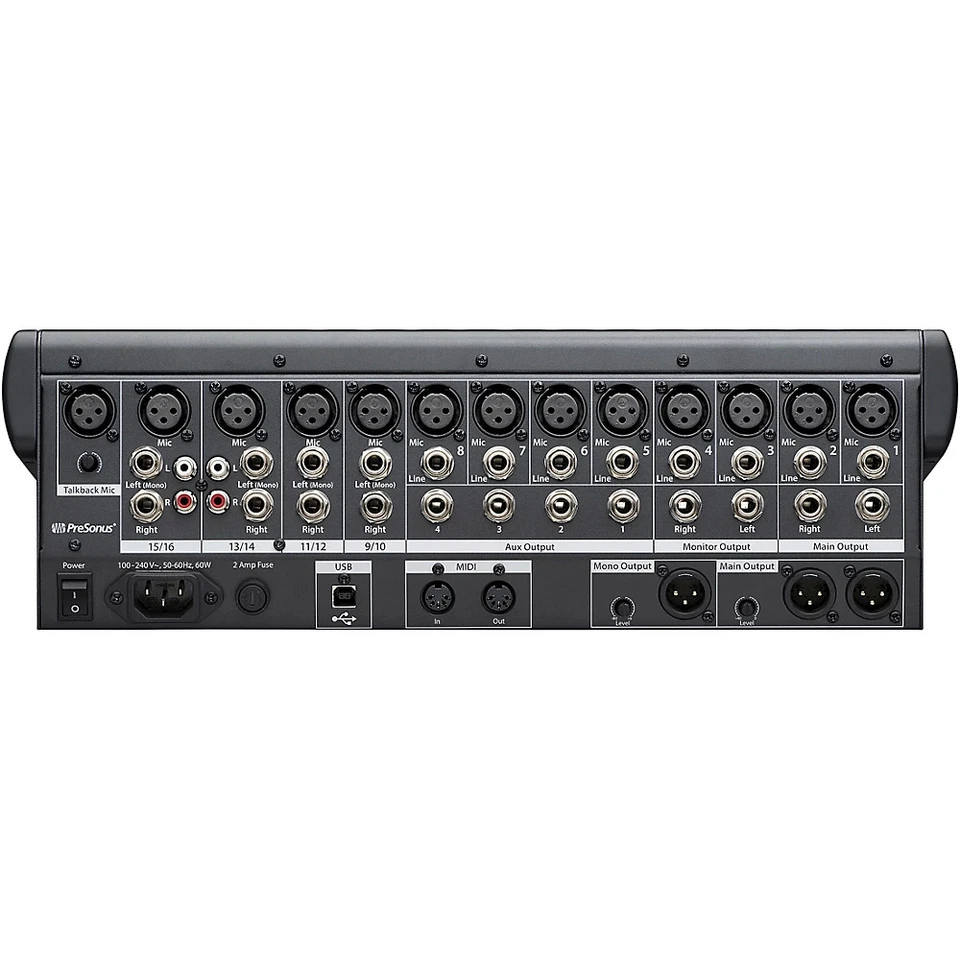 PreSonus StudioLive 16.0.2 USB 16x2 Performance and Recording Digital Mixer - Image 4 of 4