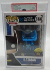 FUNKO POP SDCC 2017 DC BLUE CHOME BATMAN PSA 5 "FASC" POP 36 WORLDWIDE