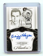 Cliff Hagan 2017 Panini Flawless Enshrined Signatures /25 Auto 💎 ST.Louis Hawks