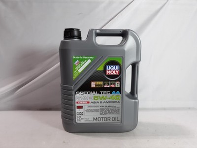 LIQUI MOLY Special Tec AA 5W-40 Synthetic Motor Oil 5.28 US QT (5 L)