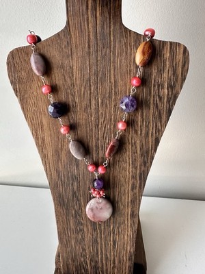 Multi-Gemstone Necklace,Sterling Silver Jay King Jewelry