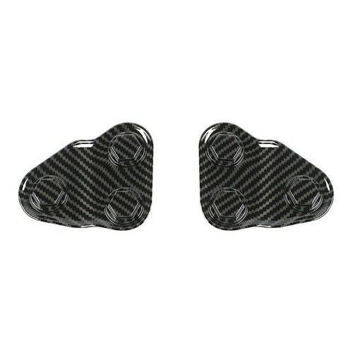 2x Front Door Screw Protection Cover For Jeep Wrangler JL 2019-2023 Carbon Fiber - Picture 6 of 12