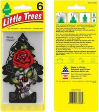 Rose Thorn Scented Hanging Trees   12 Count Air Fresheners for Car  Home