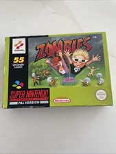 Zombies Ate My Neighbours SNES Super Nintendo PAL Boxed Game with Manual