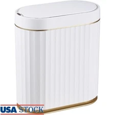 Motion Sensor Trash Can Automatic Lid 2Gal Waterproof Slim Design Home Kitchen