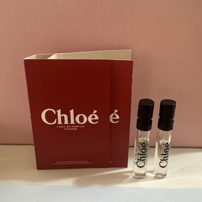 2, Chloe L eau de Parfum Intense Sample Spray .04oz, 1.2ml Each