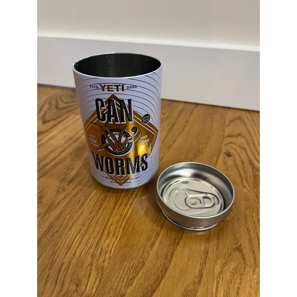 Yeti Can of Worms Bait Station Stash Safe Novelty Container Camping Fishing - Image 3 of 4