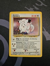 Clefairy 5/102 Base Set Holo Rare LP on eBay