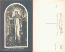 The Light of World by Holman Hunt F Frith Co Art Religious Printed Lithograph