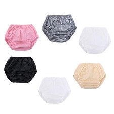 Water Resistant Adult Diaper Cover Incontinence Underwear Leakproof Plastic Pant