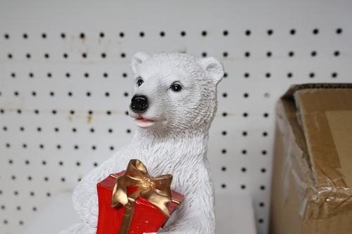 Bel Nuovo Balsamo Hill Orso Polare Famiglia Porta Calze Regalo 4001545 NATALE USA - Foto 3 di 9