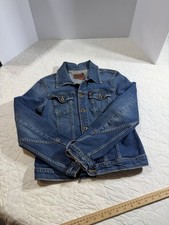 VTG Big Star women's denim jacket size L boho western Made In USA