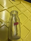 Vintage Fairmont Creamery Dairy Duraglass Glass One Half Pint Milk Bottle