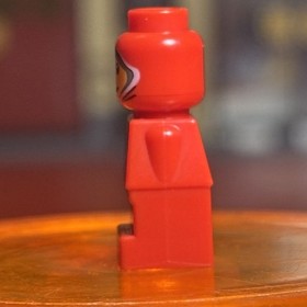 LEGO Minifig Microfigure Creationary Red Warrior Small Statue Tiny Guy 3844