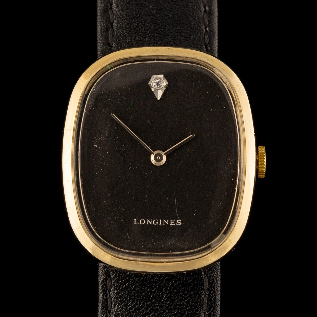 Longines Black Gold Filled Case Wristwatches for sale | eBay