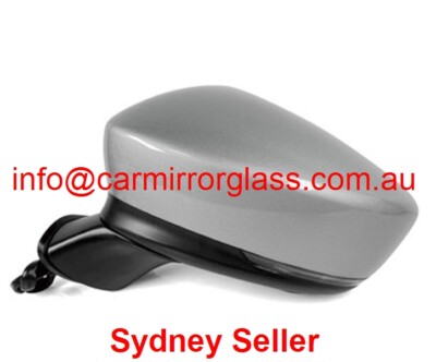 New DOOR MIRROR FOR MAZDA 3 BN 05/2016-4/2019 (No Blindspot), left Side, Silver