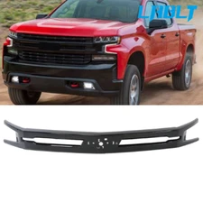 LABLT Front Center Bumper Grille Grill Gloss Black For 2019-2022 Silverado 1500