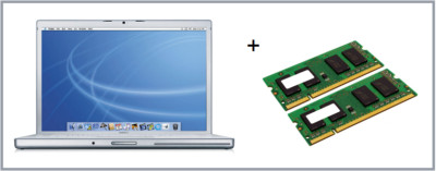 2GB -2x1GB Speicher Ram Upgrade Apple MacBookPro-1.1 15'' Early 2006 1,83GHz A1150