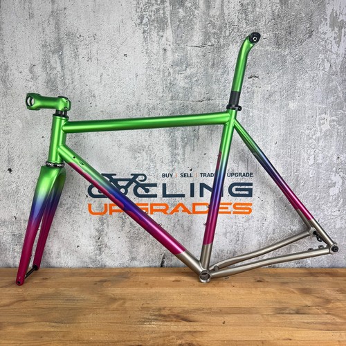 2021 Mosaic GT-1 AR Titanium 56.5cm Enve Chris King Gravel Bike Frameset 700c - Picture 2 of 20