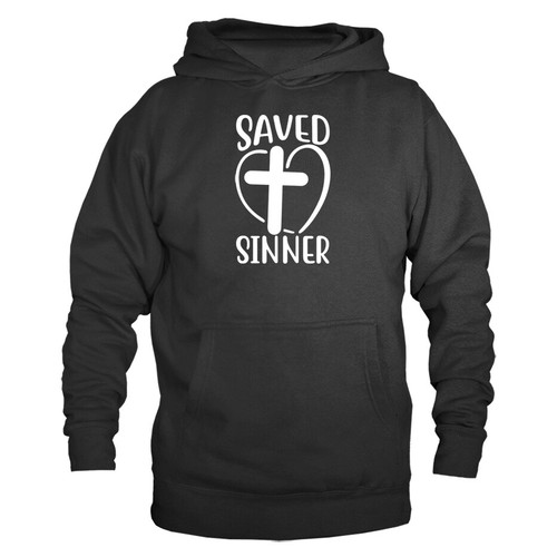Geretteter Sünder christlich religiös Gott Bibel Kirche Jesus Christus Hoodie - Bild 4 von 10