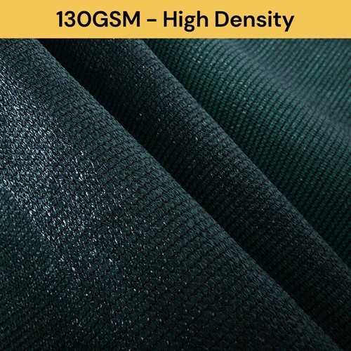 70% UV Blockage Shade Cloth Shadecloth Sail Mesh Roll Garden Outdoor Green NEW - Picture 5 of 13