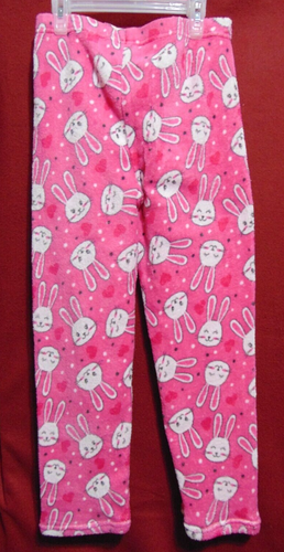 Girls Size XL(14/16) BUNNY RABBIT Flame Resistant Lounge Sleep Pants Bobbie Broo - Picture 4 of 7