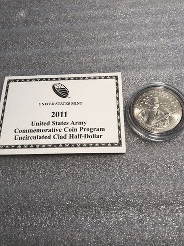 2011 United States Army Commemorative UNC Clad Half Dollar - Picture 2 of 12