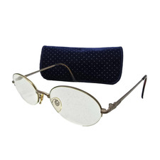 Brooks Brothers BB 166 Half Rim Men's 1117 50 19 135 Eyeglasses Made in Italy