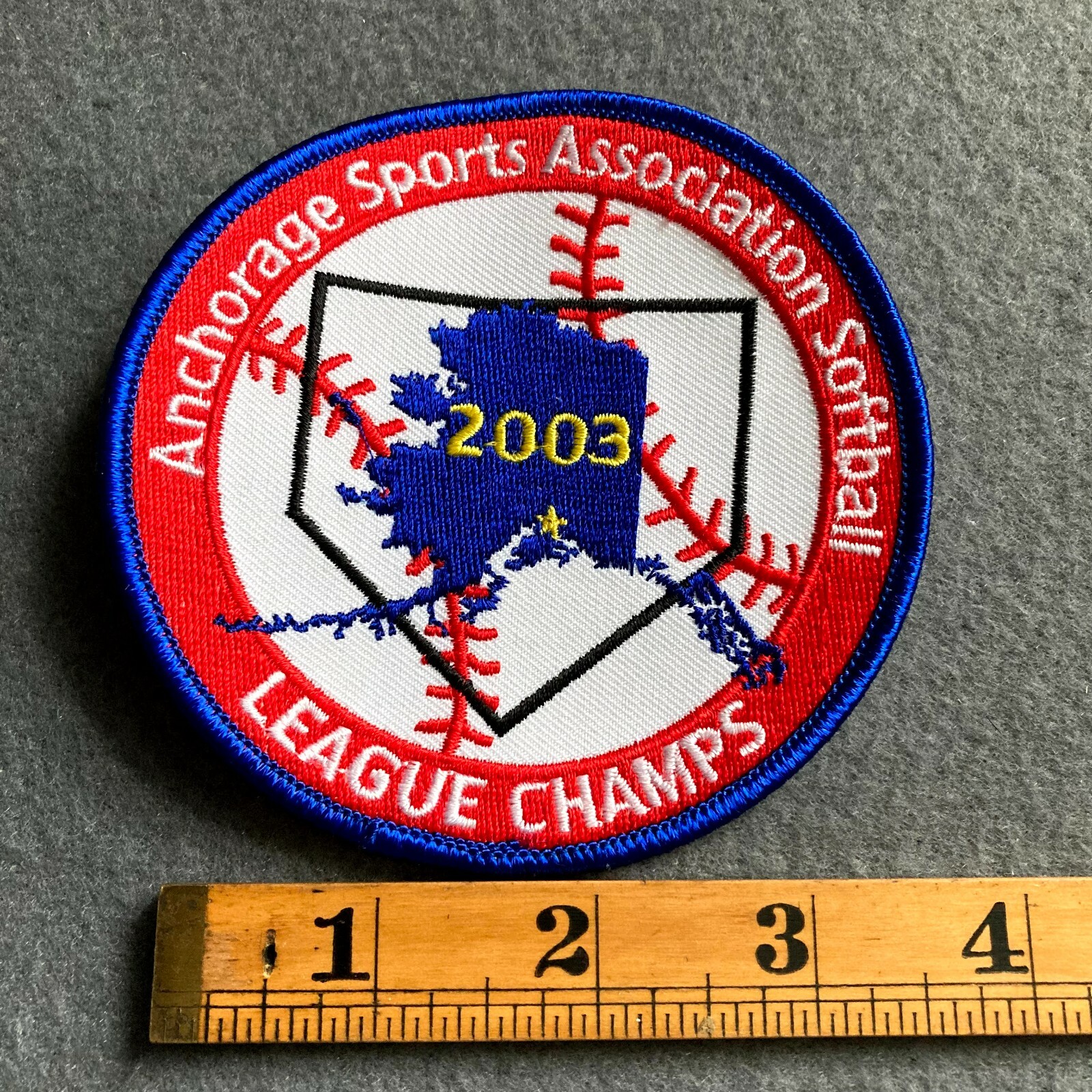 Anchorage Sports Association Softball 2003 League Champs Patch D9 eBay