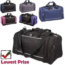 Mens & Boys Medium Size Sports & Gym Holdall Bag - TRAVEL WORK SCHOOL LEISURE