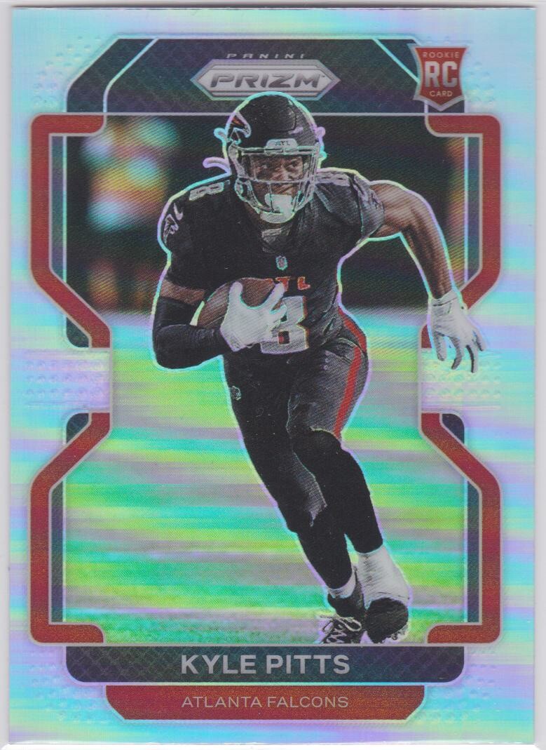 Kyle Pitts #V-341 2021 Panini Prizm Silver Prizm Variation Rookie Card  Falcons