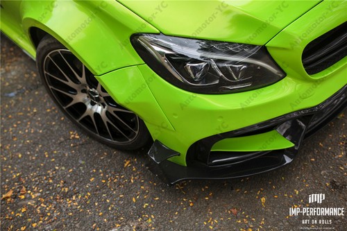 PCF iMP Front Bumper w/Lip Canards For 15-21 Mercedes Benz W205 C63 Sedan - Picture 9 of 10