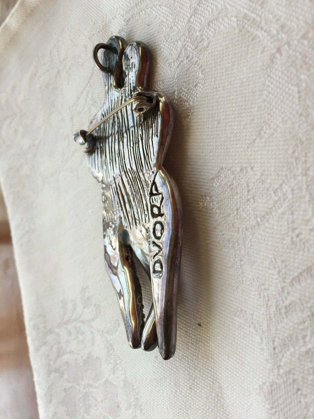 Devora Jaron Sterling Silver Electroform Woman an… - image 3