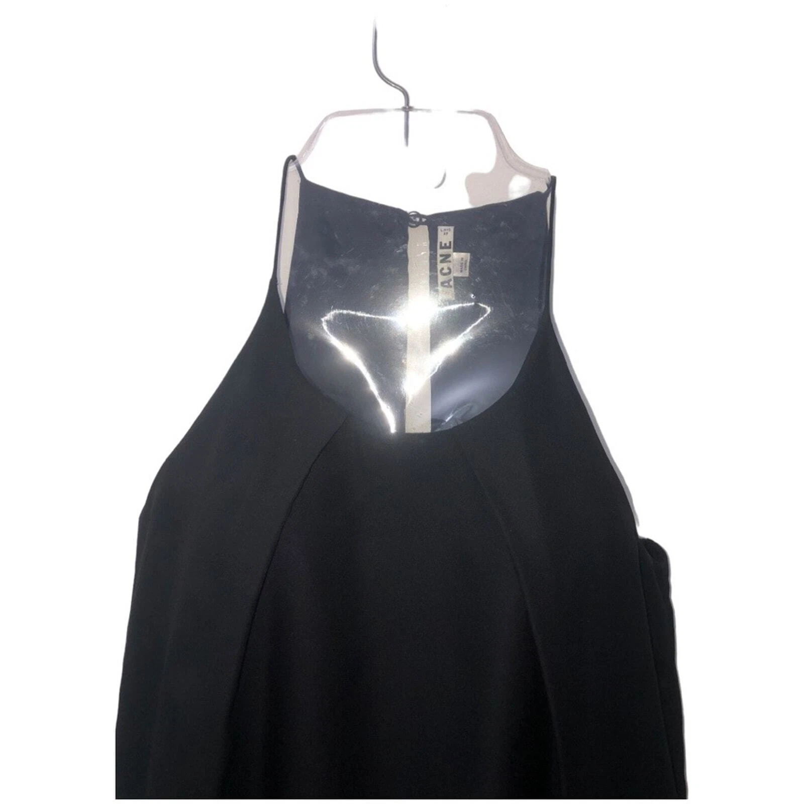 ACNE STUDIOS Abito con nastro Acne Satya nero ottime condizioni 34 xs