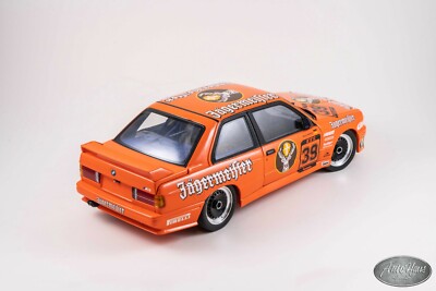 1/18 MINICHAMPS 1988 BMW E30 M3 DTM ORANGE Jagermeister #39 M
