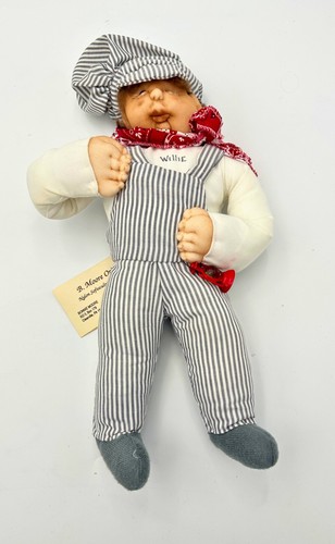 B Moore Original Nylon Soft Sculpted Train Engineer "Willie"