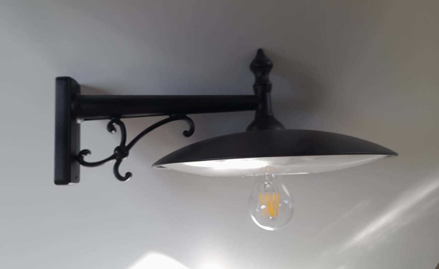 Applique Esterno Rustica Moretti Luce | Lanterna Ottone Made in Italy