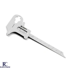 Dental Boley Gauge Caliper Stainless Steel Dental Dentist Lab Instrument CE