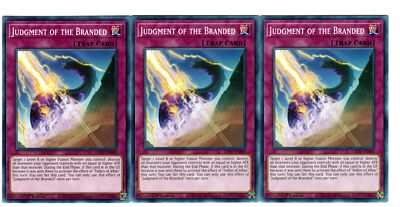 Yugioh 3X Judgment of the Branded - Common - 1st Edition - LIOV-EN069- Near  Mint | eBay