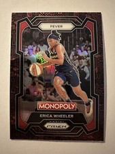 2024 Panini Prizm Monopoly Erica Wheeler #44 SP Red Classic Icons Fever