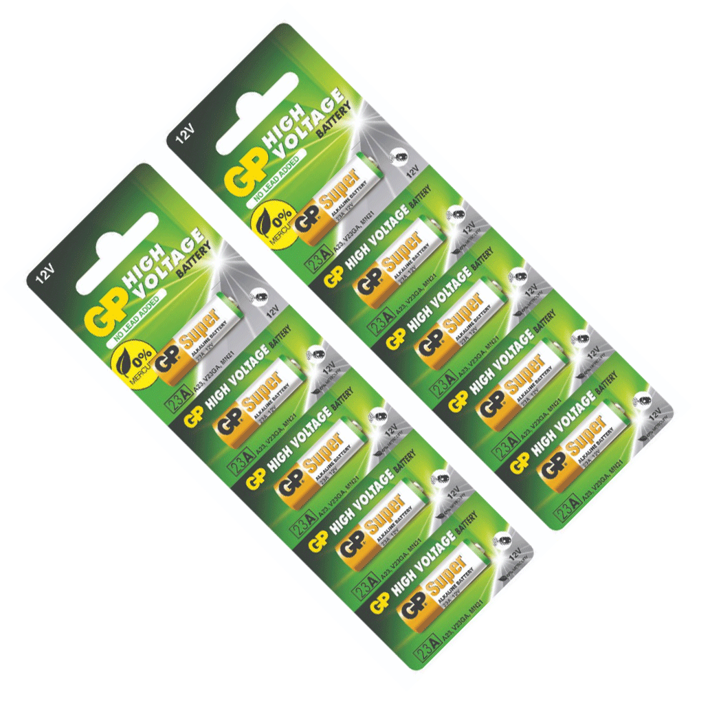 Batteria Ingresso Porta Senza Chiave GP23AE GP 23A MN21 A23 V23GA VR22 12 VOLT Scadenza 2027 - Foto 3